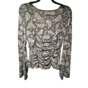 Ash & Violet paisley top size L